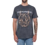 Riveted T-Shirt Disturbed Charcoal L