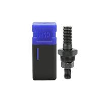 Riveter Tool Threaded Mandrel Replacement, High Strength Steel Nut Rivet Arbor for M3-M10 Hand Riveters, Black 1 Set with Storage Box