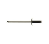 Rivets Alum Black Large Flange 4.8 x 14mm PRB23 Pack of 100