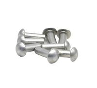 Rivets, Aluminum Round Solid Rivet Self-Plugging M2-M6 Pack of 20-100pcs(8mm,M4 50pcs)