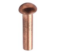 Rivets, M2.5 X 3mm-16mm Mushroom Head Solid, Non Fall Off Smooth Body Percussion Fasteners, 100pcs(M2. x 10mm)(M2.5 x 4mm)