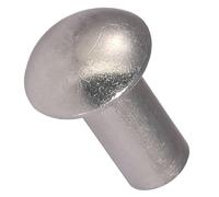 Rivets, M2 X 3mm-12mm and .5 Mushroom Head Solid, Non Fall Off Smooth Body Percussion Fasteners, 500pcs(M2 x 12mm)(M2 x 5mm)