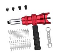Rivets Tool Adapter with 100pc Rivets Up to 1500RPM Stable Handle Design Durability Construction for Multiple Applications Drill to Rivet Converter