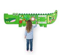 Rivibou Montessori Crocodile Busy Board, Sensory Board, Educational Toy, Activity Cube, Nursery Furniture, Interactive Toy, Toy