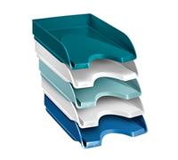 CEP Office Solutions Letter Trays Riviera 1020050511 - Polystyrene Multicoloured Pack of 5