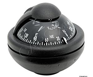 RIVIERA Comet Boat Marine Compass 2" Black Bracket Mount 25.006.04