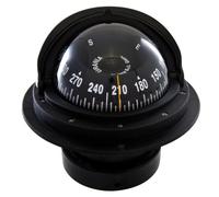 RIVIERA compass 4" enveloping opening black/black front view - 1 PC - 25.028.17