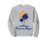 Riviera Maya Mexico Holiday Beach Palm Trees Souvenir Sweatshirt