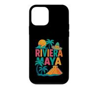Riviera Maya Souvenir Mexico Beach Travel Icons Retro Case for iPhone 12 mini