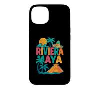 Riviera Maya Souvenir Mexico Beach Travel Icons Retro Case for iPhone 13