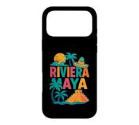 Riviera Maya Souvenir Mexico Beach Travel Icons Retro Case for iPhone 17 Pro Max