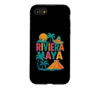Riviera Maya Souvenir Mexico Beach Travel Icons Retro Case for iPhone SE (2020) / 7/8