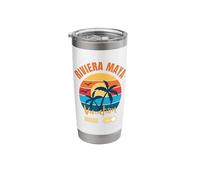 Riviera Maya Vacation Mode On Stainless Steel Insulated Tumbler