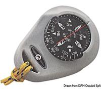 RIVIERA Mizar Boat Marine Portable Compass 1" 7/8 Grey for surfing small boats