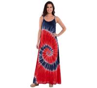 Riviera Sun Spaghetti Strap Dress, Red White Blue, XL