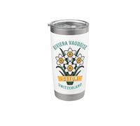 Riviera Vaudoise Glion Switzerland Narcissi Stainless Steel Insulated Tumbler