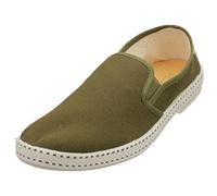 Rivieras Classic Canvas Mens Espadrilles UK 7.5 Khaki