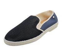 Rivieras Classic Match Mens Espadrille Shoes in Navy Blue - 8 UK