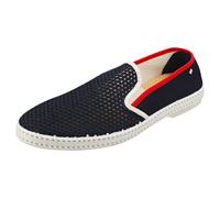 Rivieras Classic Match Mens Espadrille Shoes in Navy Red White - 9.5 UK
