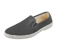 Rivieras Classic Mens Espadrille Shoes in Anthracite