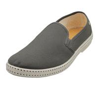 Rivieras Classic Mens Espadrille Shoes in Anthracite - 9 UK