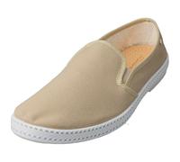 Rivieras Classic Toile Mens Espadrille Shoes in Sable