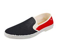 Rivieras Tdm France Mens Espadrille Shoes in Navy Red - 7.5 UK