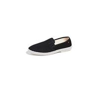 Rivieras Classic Mens Black Espadrille Shoes - 8 UK