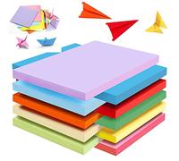 RIVIEVAL A5 Colored Paper 100 Sheets Craft Paper Coloured Paper Pack Assorted Pastel Paper for Handmade Origami, Kids, Adults, Beginners, Arts and Crafts Colorful Projects