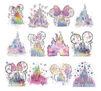 RiVolTa Castle Cruise Door Magnets - 12 Pcs Cute Mouse Ship Decorations