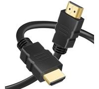 Rivotek 4K HDMI Cable High Speed - 60Hz, HDMI 2.0, Braided Nylon, Gold Connectors, ARC, 3D, 1080p - Compatible with PS5, Xbox Series X, Fire TV, Laptop, Monitor & Blu-ray (1.5 Meters)
