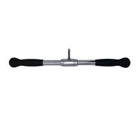 Rivotrance Wide Grip LAT Pull Down, Fitness Lat Tricep Press Down Bar, Curl Straight Bar, Cable Machine Attachment for Strength Training Tricep & Bicep Workouts Multi Gym (51 cm)