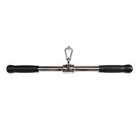 Rivotrance Wide Grip LAT Pull Down, Fitness Lat Tricep Press Down Bar, Curl Straight Bar, Cable Machine Attachment for Strength Training Tricep & Bicep Workouts Multi Gym (56 cm)