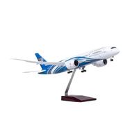 RIVPAHGQ Replica Aircraft Models 1/130 Diecast Model Collectible Aircraft 43cm Oman Air For Boeing 787 Scale Passenger Plane Replica Miniature Airplane Model(With light)