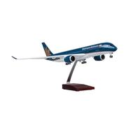 RIVPAHGQ Replica Aircraft Models 1/142 Simulation Civil Airliner Model 47cm Finnair For Airbus A350 Scale Model Aircraft Replicas With Wheels Miniature Airplane Model(NO light)