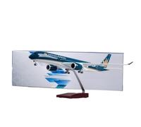 RIVPAHGQ Replica Aircraft Models 1/142 Simulation Civil Airliner Model 47cm Finnair For Airbus A350 Scale Model Aircraft Replicas With Wheels Miniature Airplane Model(With light)