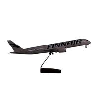 RIVPAHGQ Replica Aircraft Models 1/142 Simulation Civil Airliner Model 47cm Finnair For Airbus A350 Scale Model Aircraft Replicas With Wheels Miniature Airplane Model(With light)
