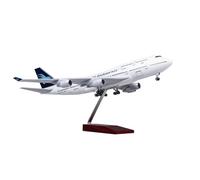 RIVPAHGQ Replica Aircraft Models 1/150 Scale Aircraft Die-cast Model 47cm Garuda Indonesia For Boeing 747 Passenger Plane Model Collection Miniature Airplane Model(With light)