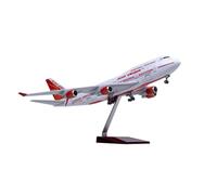 RIVPAHGQ Replica Aircraft Models 1/150 Simulation Civil Airliner Model 47cm Air India For Boeing B747-400 Scale Model Aircraft Replicas With Wheels Miniature Airplane Model(NO light)