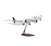 RIVPAHGQ Replica Aircraft Models 1/157 Diecast Model Collectible Aircraft 47cm Pakistan Airlines For Boeing 777 Scale Passenger Plane Replica Miniature Airplane Model(NO light)