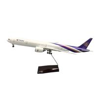 RIVPAHGQ Replica Aircraft Models 1/157 Scale Civil Aircraft Replica 47cm Thai Airways For Boeing 777 Plane Model For Aviation Display Miniature Airplane Model(NO light)