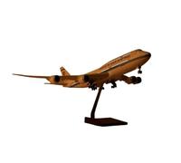 RIVPAHGQ Replica Aircraft Models 1/160 Scale Civil Aircraft Replica 47cm For Kuwait Airways For Boeing 747 Plane Model For Aviation Display Miniature Airplane Model(With light)