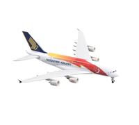 RIVPAHGQ Replica Aircraft Models 1/400 Scale Civil Aircraft Replica 18cm Singapore Airlines For Airbus A380 Plane Model For Aviation Display Miniature Airplane Model