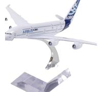 RIVPAHGQ Replica Aircraft Models 1/400 Simulation Civil Airliner Model 14cm For Airbus A380 Prototype Scale Model Aircraft Replicas Miniature Airplane Model