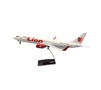 RIVPAHGQ Replica Aircraft Models 1/85 Diecast Model Collectible Aircraft 47cm Thai Lion Air For Boeing 737 Scale Passenger Plane Miniature Airplane Model(NO light)