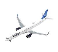 RIVPAHGQ Replica Aircraft Models 11cm Miniature Model Aircraft Replicas 1/400 202135 For JetBlue Airways For Airbus A321neo N4022J Civil Airplane Miniature Airplane Model