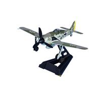 RIVPAHGQ Replica Aircraft Models 13cm Scale Military Model 1:72 For German Air Force Fw 190 FW-190 WWII Aircraft Replica Focke-Wulf Fighter Miniature Airplane Model