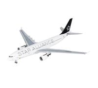 RIVPAHGQ Replica Aircraft Models 14CM 1/400 For TAP Air Portugal A330-200 CS-TOH Starry Sky Scale Model Airplane Replica Aviation Display Piece Miniature Airplane Model