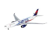 RIVPAHGQ Replica Aircraft Models 15CM For Delta Air Lines A330-900 N411DX Miniature Aircraft 1:400 Scale Metal Airplane Model With Base Miniature Airplane Model(N412DX A)