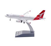 RIVPAHGQ Replica Aircraft Models 16CM Exquisite Civil Airplane 1:200 For Qantas For Airbus A319 VH-8NP Alloy Scale Model Collectible Aircraft Miniature Airplane Model